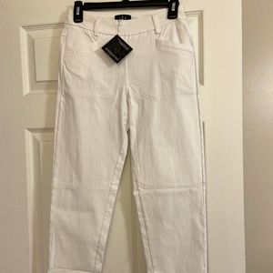 VIV Collection Women's Ease in Pull-On Straight Fit Trouser Work Pants